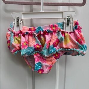 NWOT Wetsuit Club 24M Girls Multicolor Tropical Bikini Bathingsuit Bottom